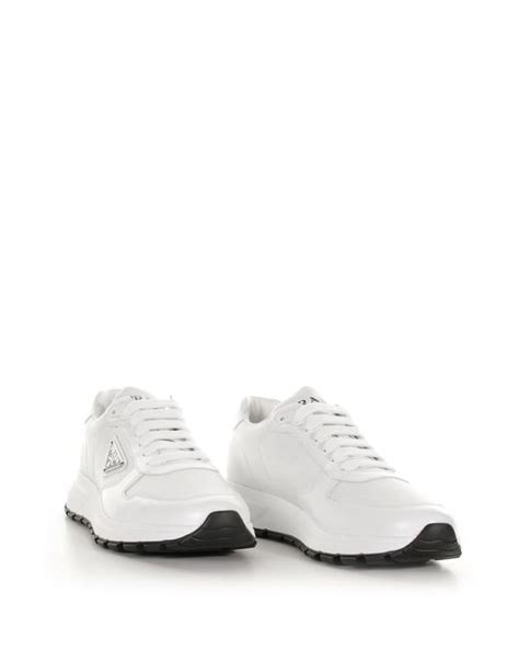 prada prax 01 runner|White Prax 01 Leather Sneakers .